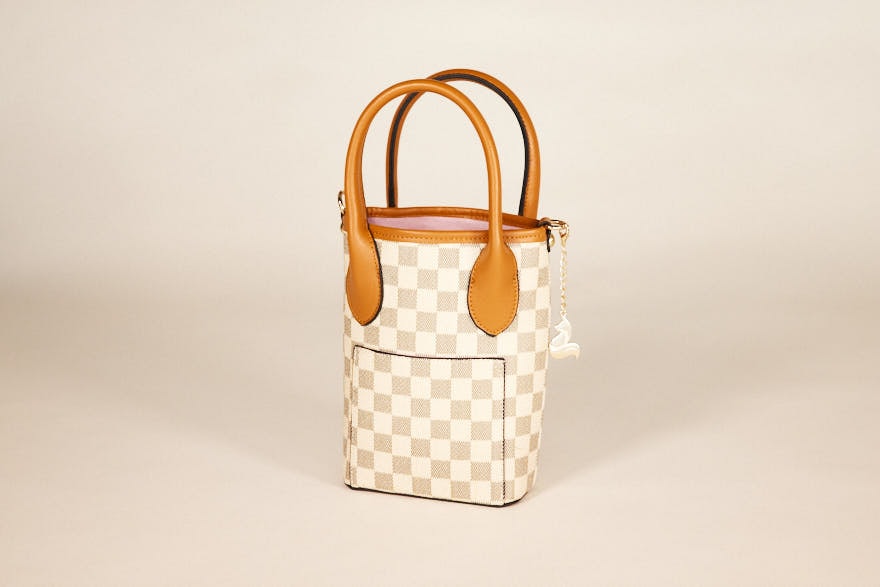 Brown Checkered Bag – SPOILED FOXX